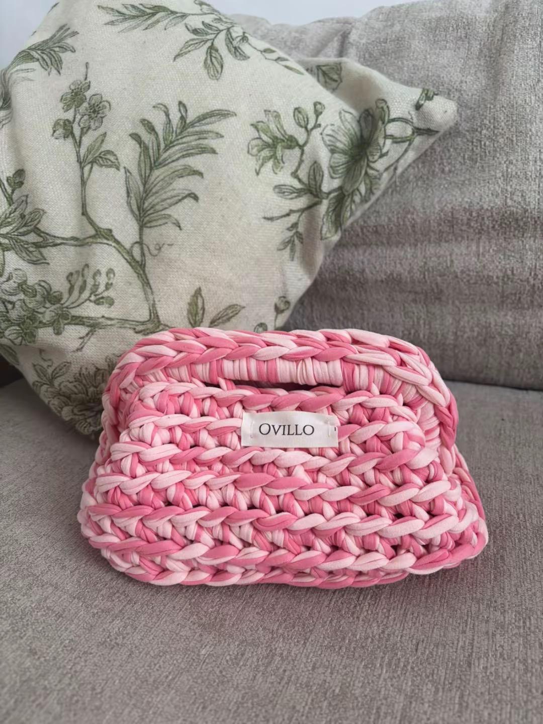 The Clutch handcrafted crochet bag